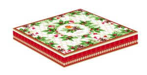 EasyLife | Порцеланова чиния Ø 22,5 см | CHRISTMAS BERRIES