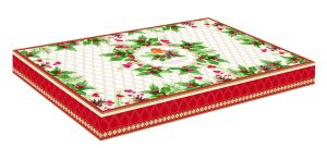 EasyLife | Порцеланово плато 35x23 см | CHRISTMAS BERRIES