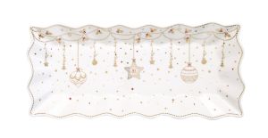 EasyLife | Порцеланово плато 40x18 см | CHRISTMAS LIGHTS