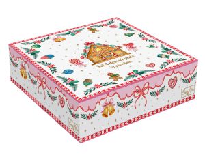 EasyLife | Порцеланови десертни чинии Ø 19,5 см 4 бр. к-кт | SWEET CHRISTMAS