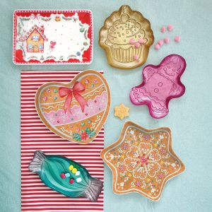 EasyLife | Порцеланова буркан с капак Ø 10,5x13 см | SWEET CHRISTMAS