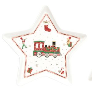 EasyLife | Порцеланов чиния звезда Ø 19,5 см | POLAR EXPRESS