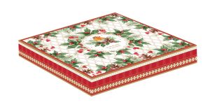 EasyLife | Порцеланова чиния Ø 22,5 см | CHRISTMAS BERRIES