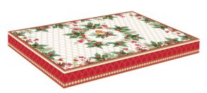 EasyLife | Порцеланово плато 35x23 см | CHRISTMAS BERRIES