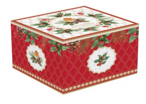 EasyLife | Комплект 2 чаши за кафе с чинийки 80 мл | CHRISTMAS BERRIES