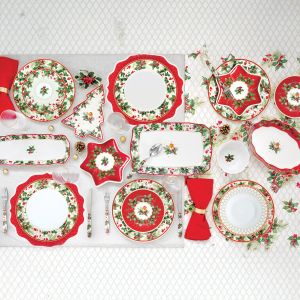 EasyLife | Комплект 2 порцеланови купи Ø 14 см | CHRISTMAS BERRIES