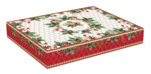 EasyLife | Порцеланово плато 30x21 см | CHRISTMAS BERRIES