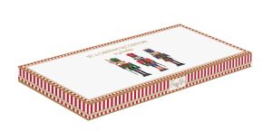 EasyLife | Коледни играчки за елха  9x4 см 6 бр. к-кт | NUTCRACKER