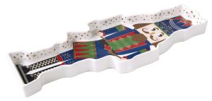 EasyLife | Порцеланово плато 36,5x14 см | NUTCRACKER