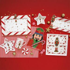 EasyLife | Порцеланово плато 36,5x14 см | NUTCRACKER