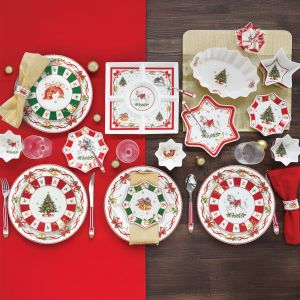 EasyLife | Порцелановo плато 20,5x25,5 см | CHRISTMAS TALE