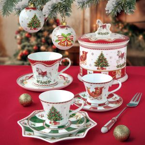 EasyLife | Порцеланово плато 25x25 см | CHRISTMAS TALE