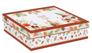 EasyLife | Комплект 4 порцеланови чаши 100 мл с чинийки | AUTUMN BREEZE