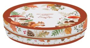 EasyLife | Порцеланови десертни чинии Ø 19,5 см 4 бр. к-кт | AUTUMN BREEZE