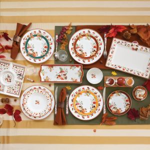 EasyLife | Порцеланови десертни чинии Ø 19,5 см 4 бр. к-кт | AUTUMN BREEZE