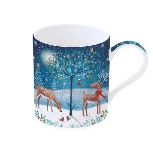 EasyLife | Порцеланова чаша 350 мл в подаръчна кутия | WITH LOVE AT CHRISTMAS DEERS