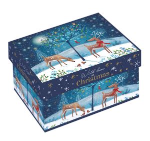 EasyLife | Порцеланова чаша 350 мл в подаръчна кутия | WITH LOVE AT CHRISTMAS DEERS