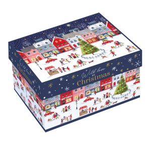 EasyLife | Порцеланова чаша 350 мл в подаръчна кутия | WITH LOVE AT CHRISTMAS VILLAGE