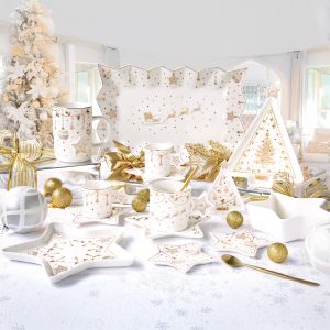 EasyLife | Коледни играчки за елха Ø 7 см 6 бр. к-кт | CHRISTMAS LIGHTS