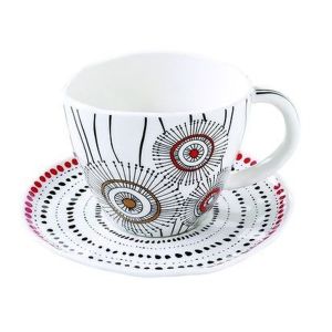 EasyLife | Порцеланова чаша с чинийка 280 мл| Organic