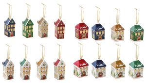EasyLife | Коледна висулка за елха Къщичка - различни видове | FESTIVE AVENUE