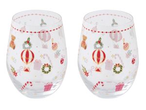 EasyLife | Стъклени чаши 500 мл 2бр. к-кт | CHRISTMAS TWIST
