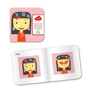 Djeco | Направи със стикери | Смешни лица