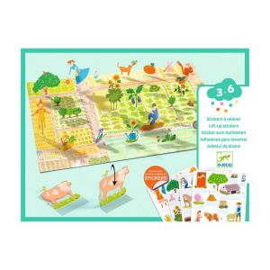 Djeco | Подвижни стикери | Ферма