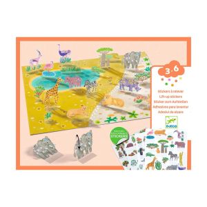 Djeco | Подвижни стикери | Животни