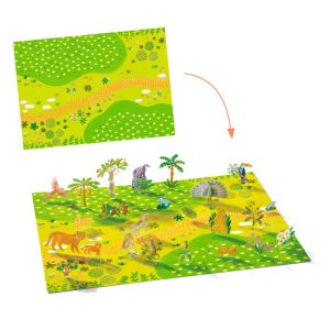 Djeco | Подвижни стикери | Животни