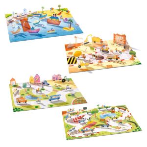 Djeco | Подвижни стикери | Превозни средства