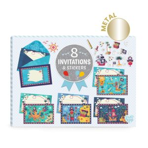 Djeco | Покани за рожден ден пирати