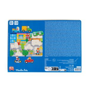 Moulin Roty | Музикален пъзел | Дърво град les popipop