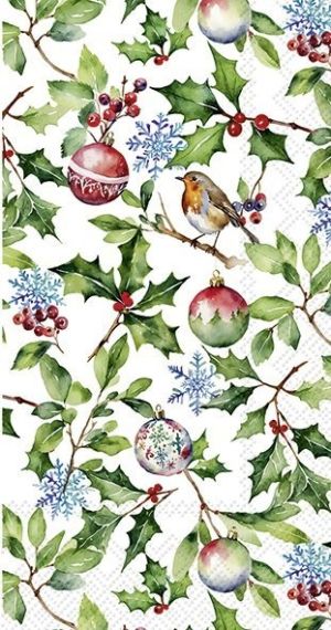 IHR | Салфетки | CHRISTMAS HOLLY