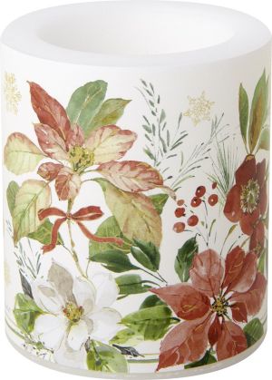 IHR | Свещ | Ø 9 x 10,5 см | POINSETTIA BOUQUET