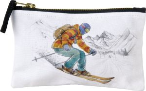 IHR | Чанта за тоалетни принадлежности с цип | BLACK SKI RUNS