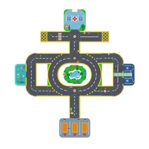 Djeco | Гигантски пъзел 33 части | В града 