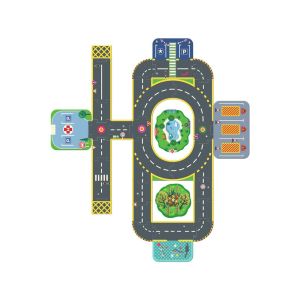 Djeco | Гигантски пъзел 33 части | В града 