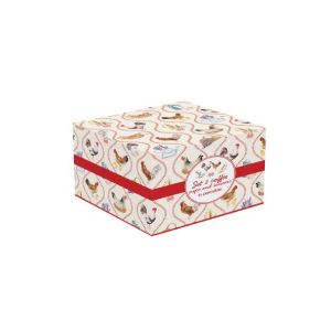 EasyLife | Комплект 2 чаши за кафе с чинийки 80 мл | COUNTRY LIFE