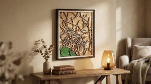 Urban Cartographica | Дървенa арт карта на град