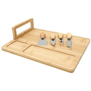 CMP Paris | Бамбукова дъска за сирена с 4 ножа