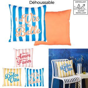 CMP Paris | Възглавница Dolce Vita, водоотблъскваща, 40x40 см