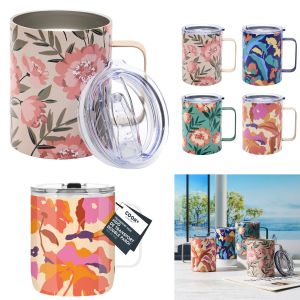 CMP Paris | Термочаша от неръждаема стомана Bogota с флорален мотив, 350 мл