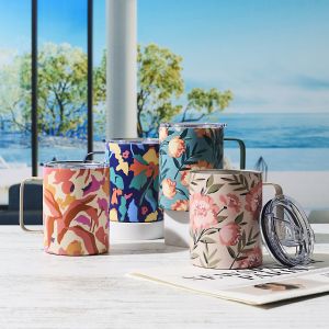 CMP Paris | Термочаша от неръждаема стомана Bogota с флорален мотив, 350 мл