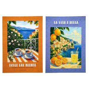 CMP Paris | Декоративни постери Dolce Vita, 2 броя, 30x40 см