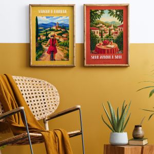 CMP Paris | Декоративни постери Dolce Vita, 2 броя, 30x40 см