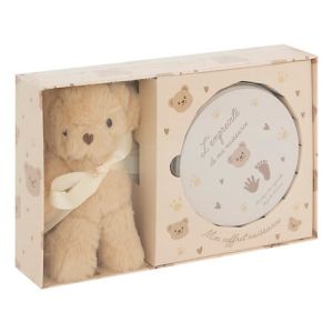 JJA | Подаръчна кутия с плюшено мече, бежово