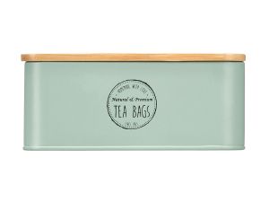 Arte Regal | Кутия с 6 отделения и бамбуков капак, ментово зелена