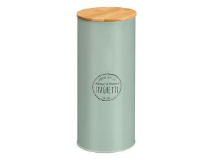 Arte Regal | Висок буркан с бамбуков капак, ментово зелен