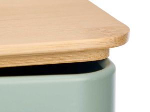 Arte Regal | Кутия за хляб от бамбук, ментово зелена